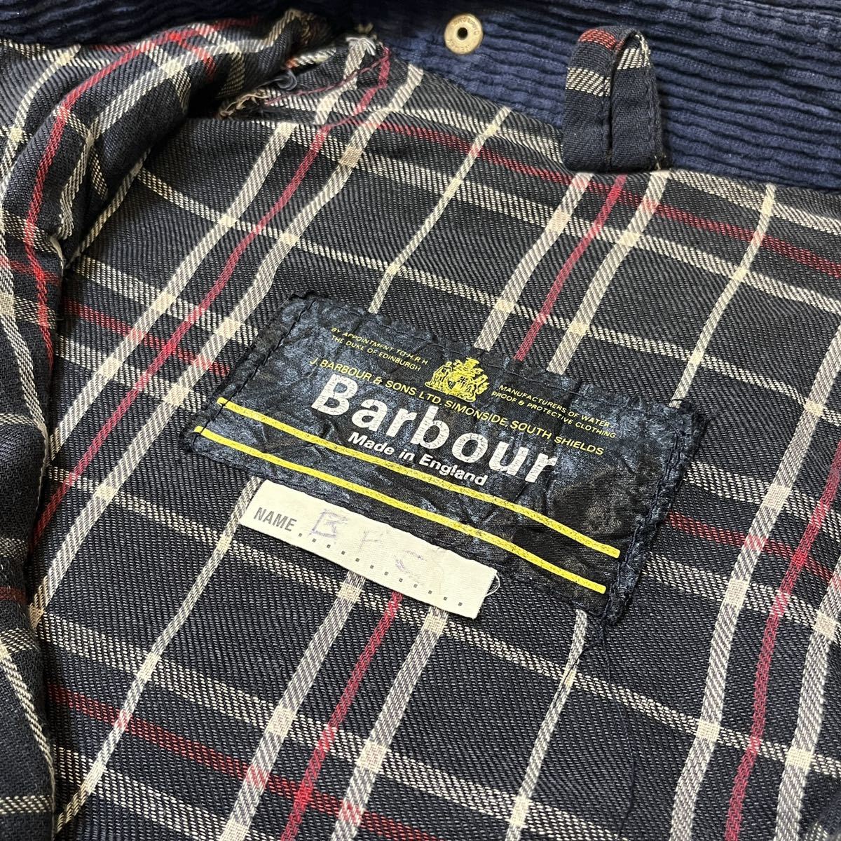 70s BARBOUR BEDALE C34 1ワラント 1クレスト 1クラウン オイルド