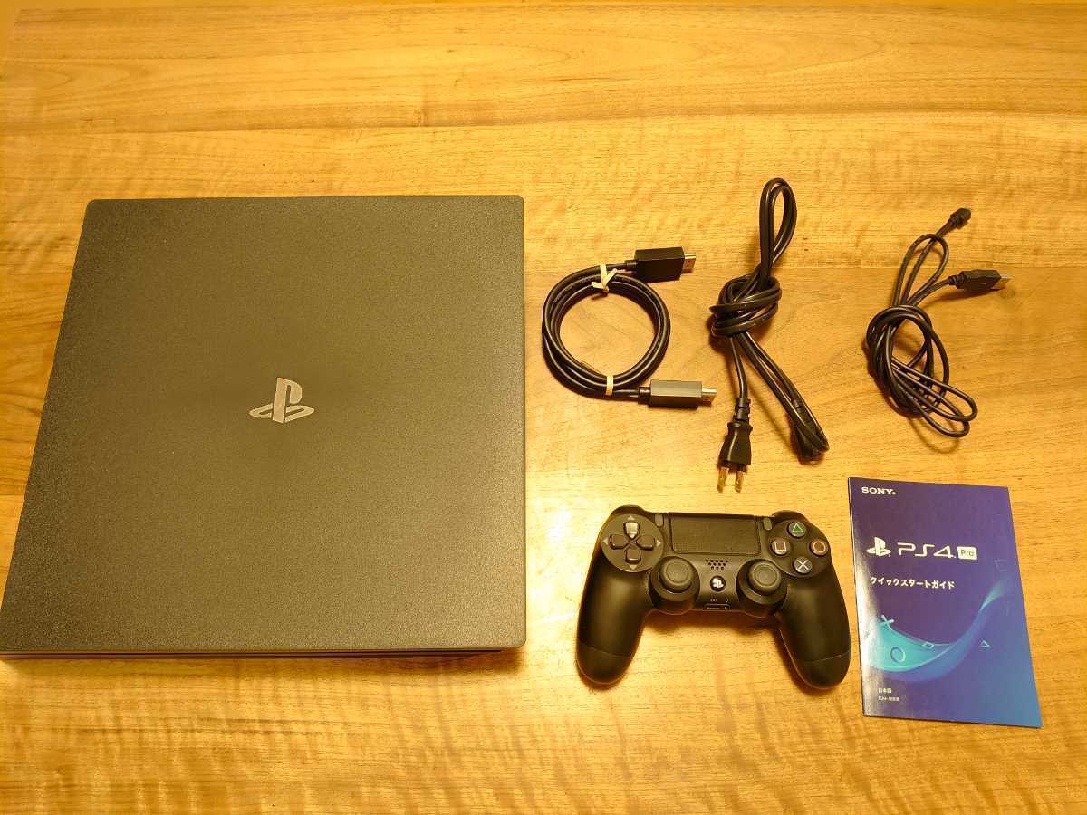 美品】PS4 Pro CUH7200 1TB プレイステーション4pro 本体 箱なし 動作