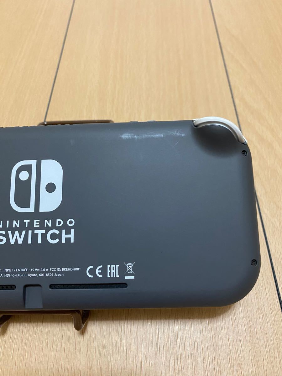 【液晶美品】2020年製 Nintendo switch lite グレー（ニンテンドースイッチライト本体)