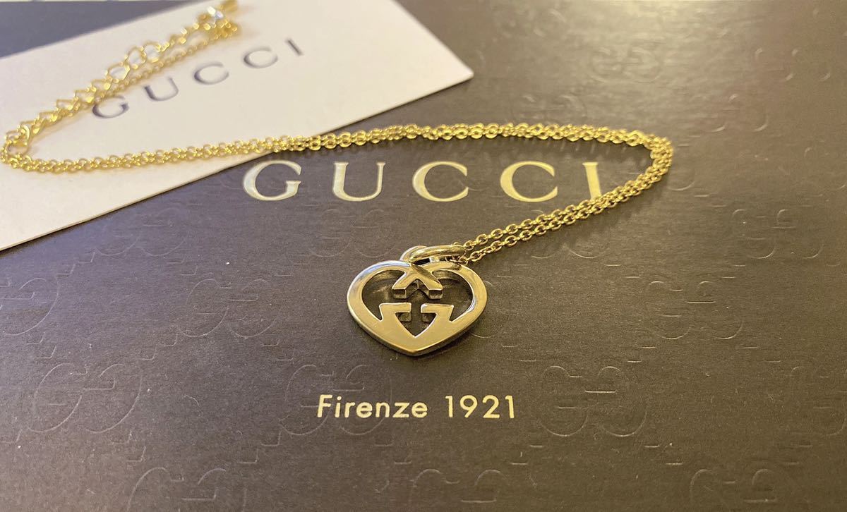 GUCCI ネックレス チャーム グッチ 美品 ルイヴィトン ゴールド