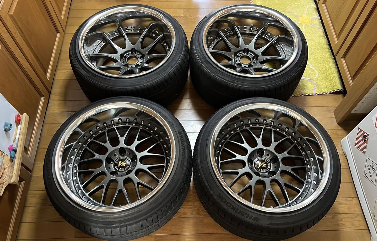 在庫一掃売り切りセール ワーク 深リム 18インチ 11.5j −41 pcd114.3