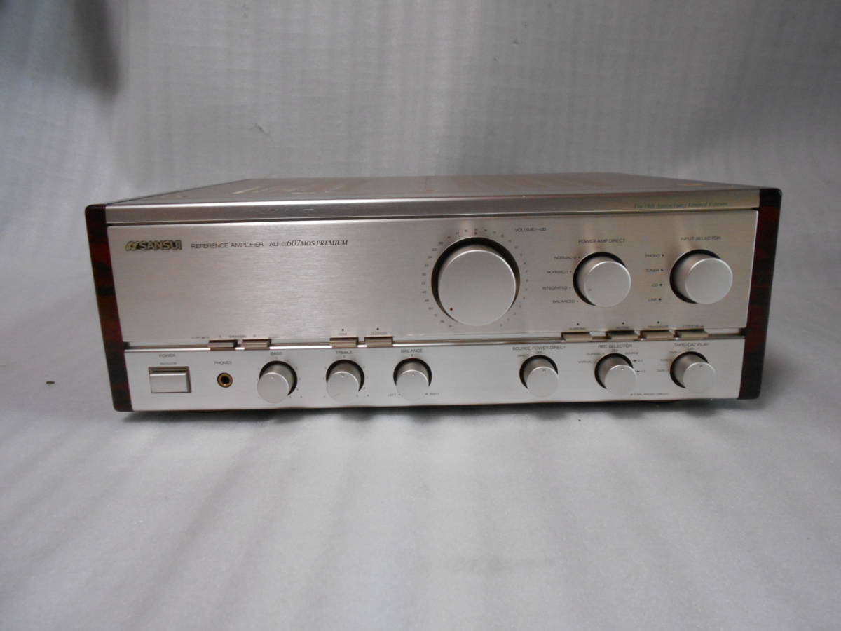 SANSUI AU-α607 MOS Premium プリメインアンプ メンテナンス済 SANSUI AU-α607 MOS Premium プリメインアンプ メンテナンス済