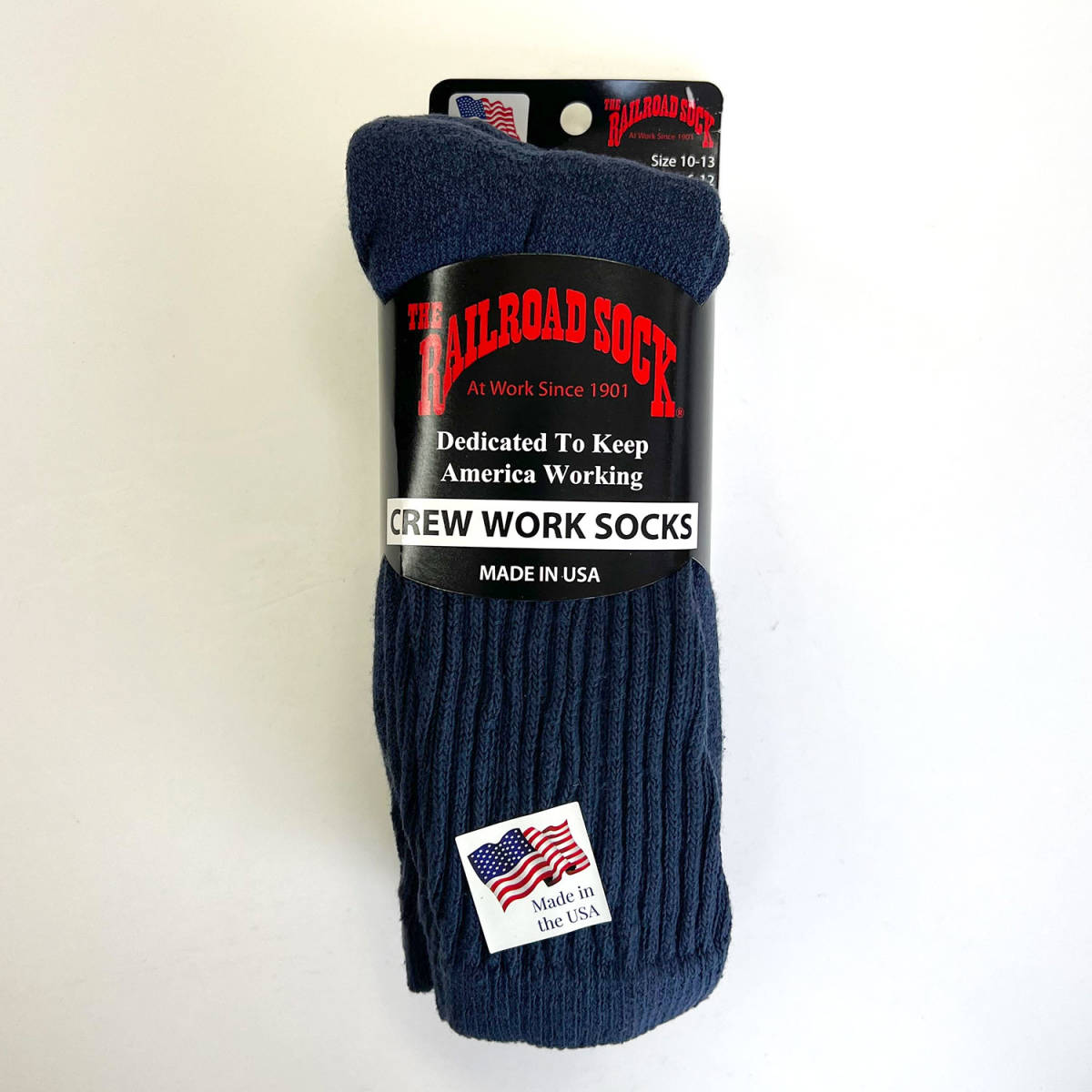 RAILROAD SOCK Laile load sok носки 3 пар комплект темно-синий CREW WORK SOCKS носки MADE IN USA America производства 