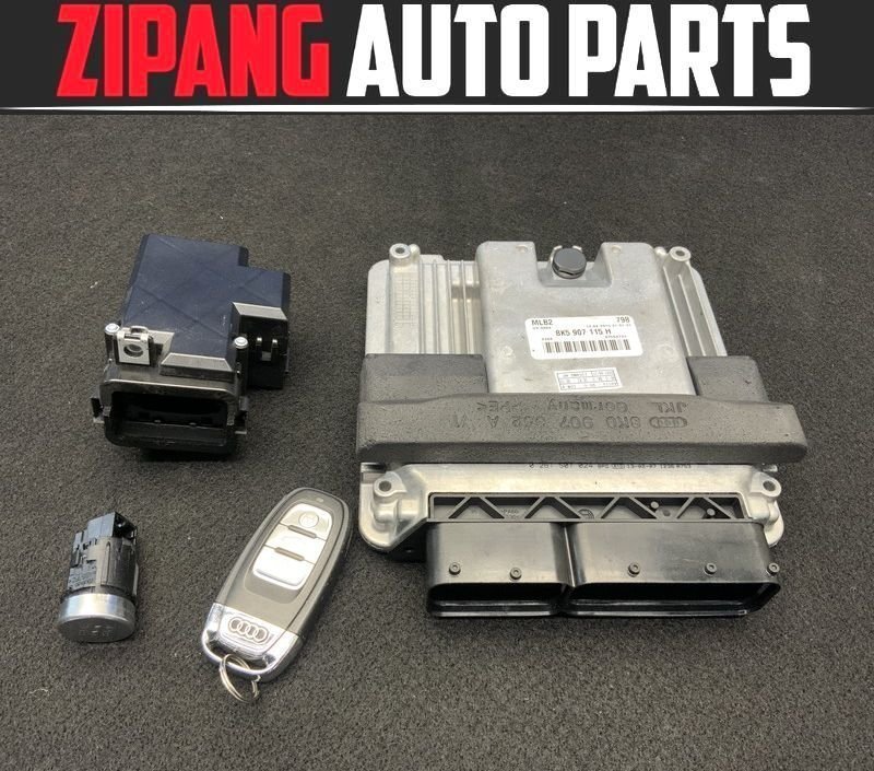 AU118 8K A4 2.0TFSI 後期 CDN エンジン コンピューター キー 鍵/スロット付 ◆8K5 907 115 H ★動作OK/エラー無し ○ ★即決★