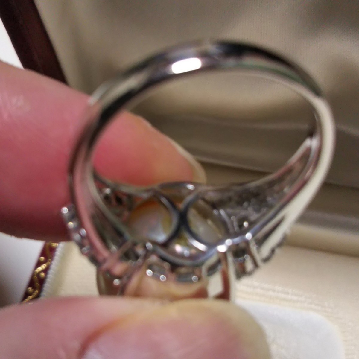 南洋真珠リング 南洋パールリング プラチナ ダイヤ 指輪 Yahoo!フリマ（旧） 3