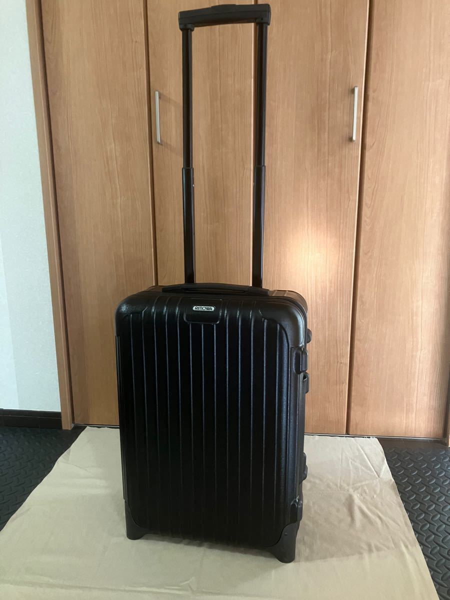 RIMOWA リモワ（TSAロック付） 2輪　スーツケース　サルサ 851.52 ブラック 55cm 35L キャリーケース