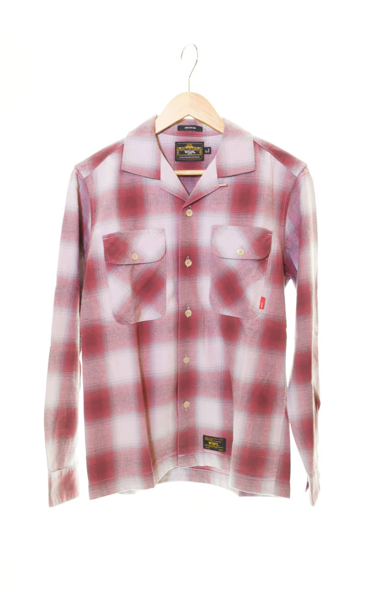 【おトク】 ◯ WTAPS ダブルタップス 12SS チェック長袖シャツ 122GWDT-SHM01 sizeS 赤 レッド 103 長袖シャツ 【おトク】 ◯ WTAPS ダブルタップス 12SS チェック長袖シャツ 122GWDT-SHM01 sizeS 赤 レッド 103 長袖シャツ