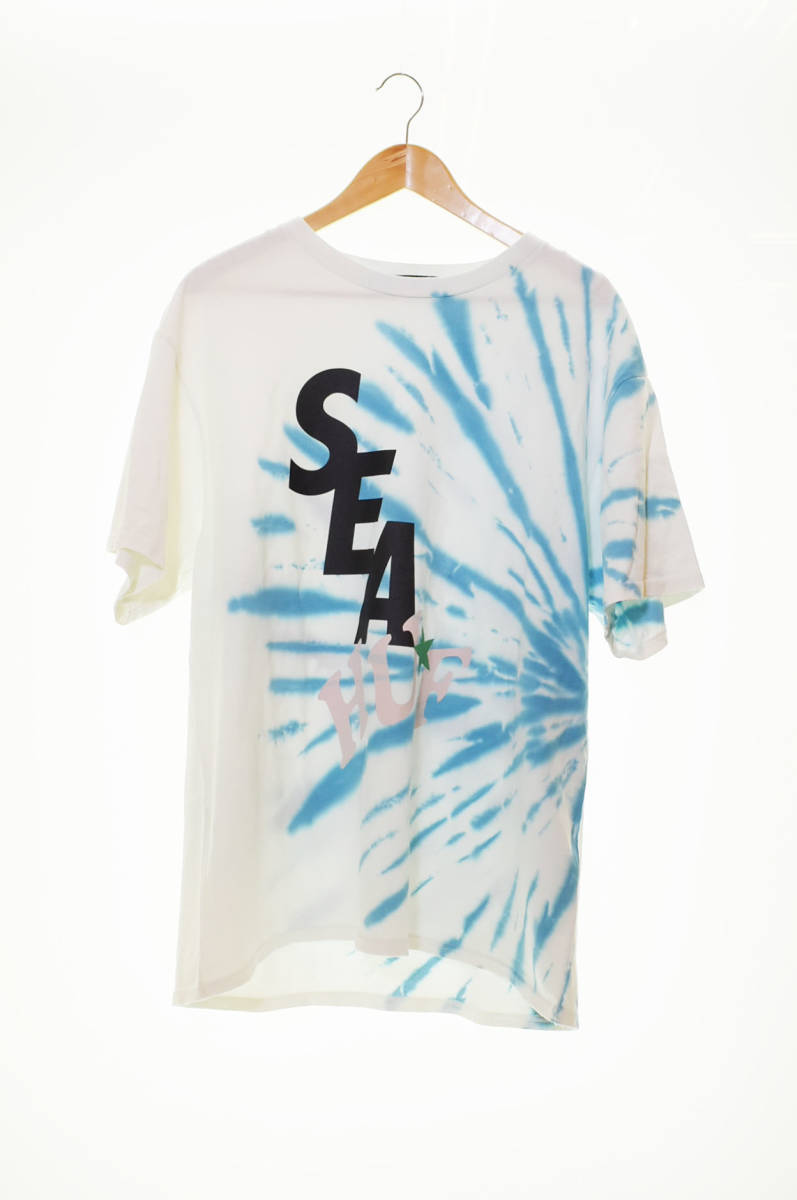 ◯ HUF ハフ WIND AND SEE ウィンダンシー タイダイ 半袖Tシャツ WDS-HUF-01 XL 103