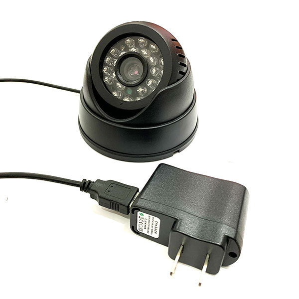  security camera dome type USB connection infra-red rays 24 light installing video recording one body 