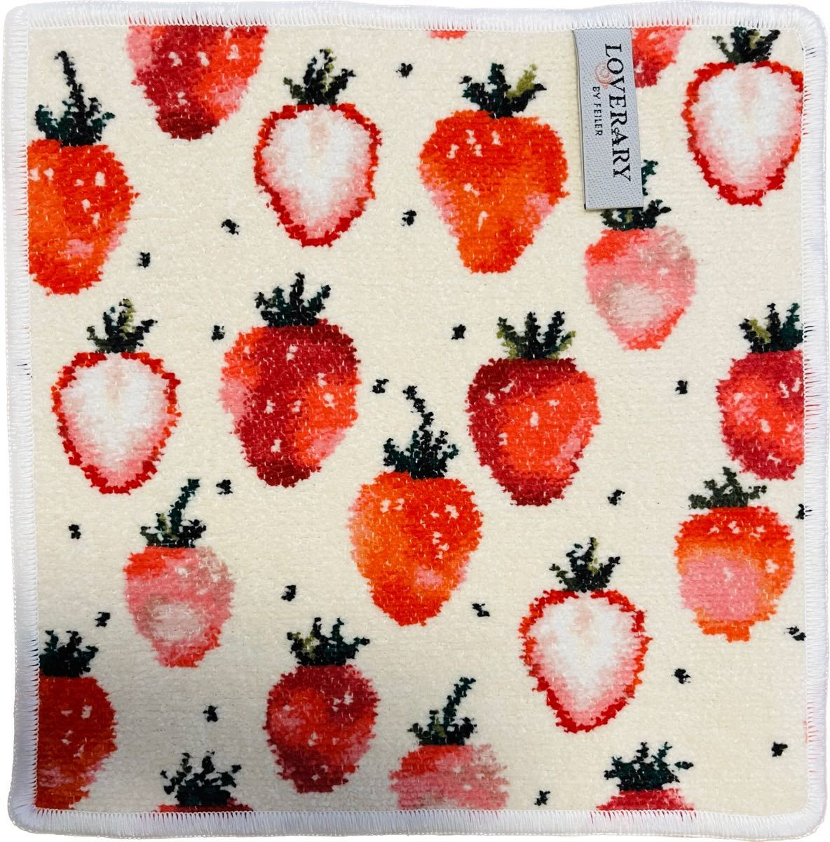 B品 ストロベリードット アイボリー 白 ラブラリー いちご B品 ストロベリードット アイボリー 白 ラブラリー いちご