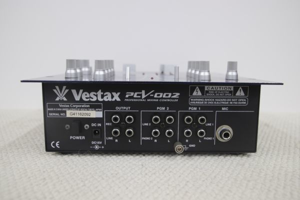 Vestax ベスタクス PCV-002 Dj Mixer ディージェイミキサー (1604966)_画像4