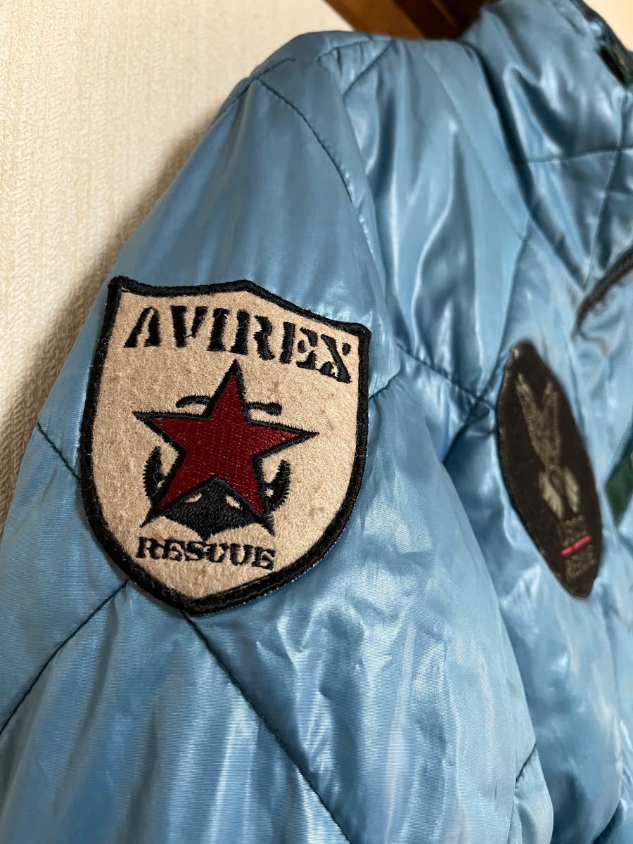 AVIREX アヴィレックス/AF-75 USCGワッペン 中綿入り ジャケット AVIREX アヴィレックス/AF-75 USCGワッペン 中綿入り ジャケット