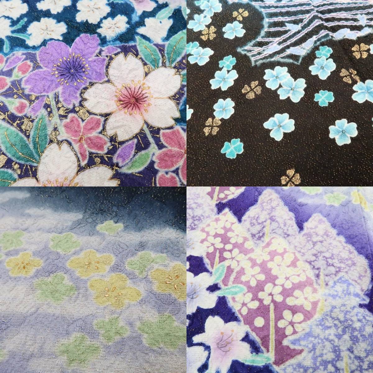 yu.saku2 beautiful goods aperture stop Sakura gold through . coming-of-age ceremony kimono tall size * missed. . new mystery . feeling. dream . see ~ long-sleeved kimono 937