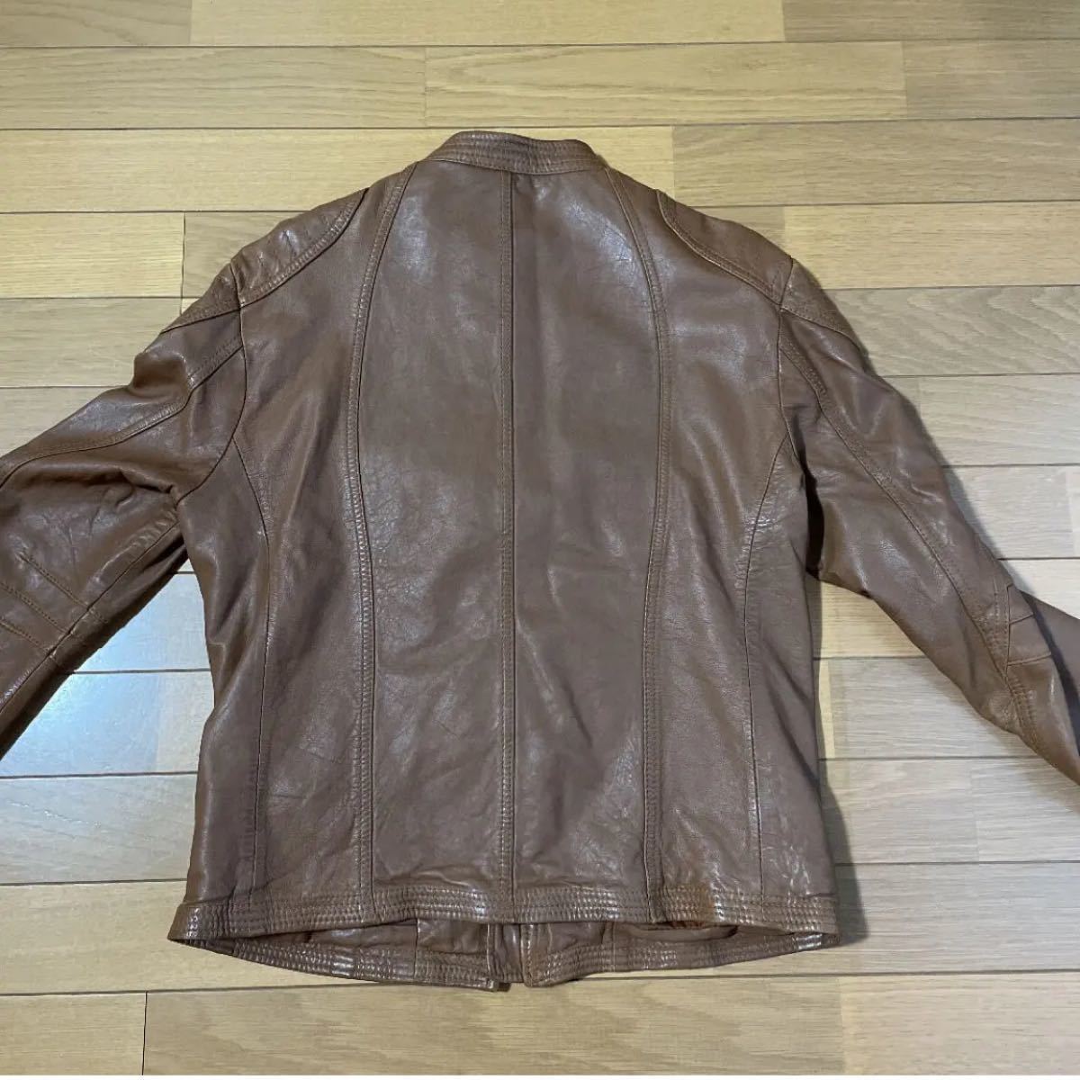 ラムレザー シングルライダース 羊革 ライダースジャケット ラムレザー シングルライダース 羊革 ライダースジャケット