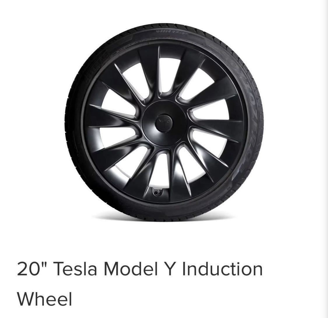 安心の純正品　新品　テスラ　モデルY Tesla ModelY 20インチアルミホイール とミシュランPS4 純正空気圧センサー　4本セット