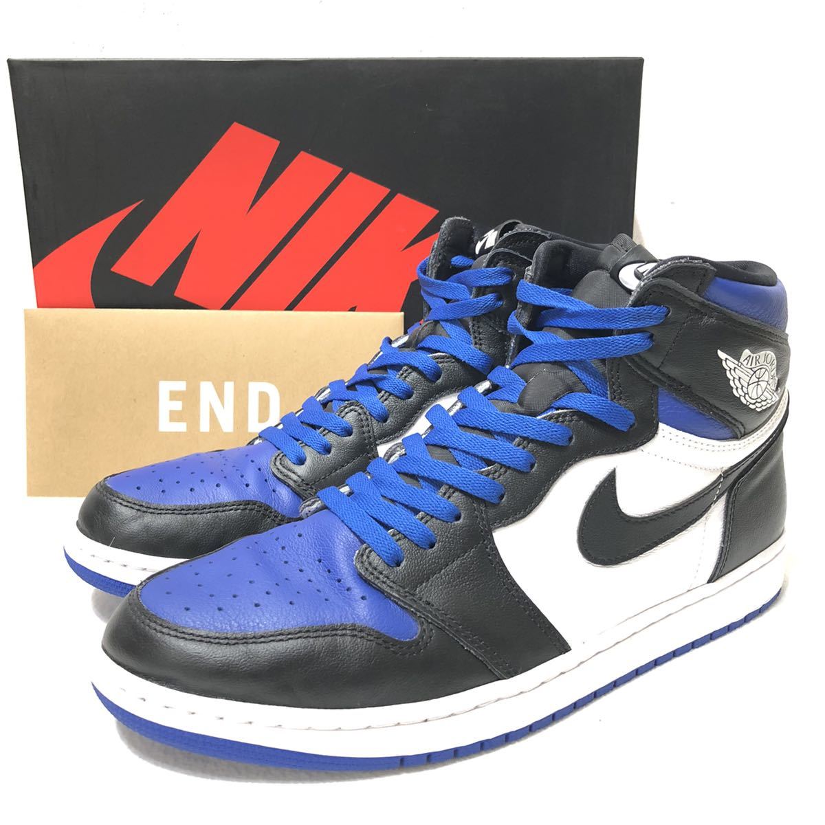 NIKE AIR JORDAN 1 RETRO HIGH OG ROYAL TOE 555088-041 US12 30cm