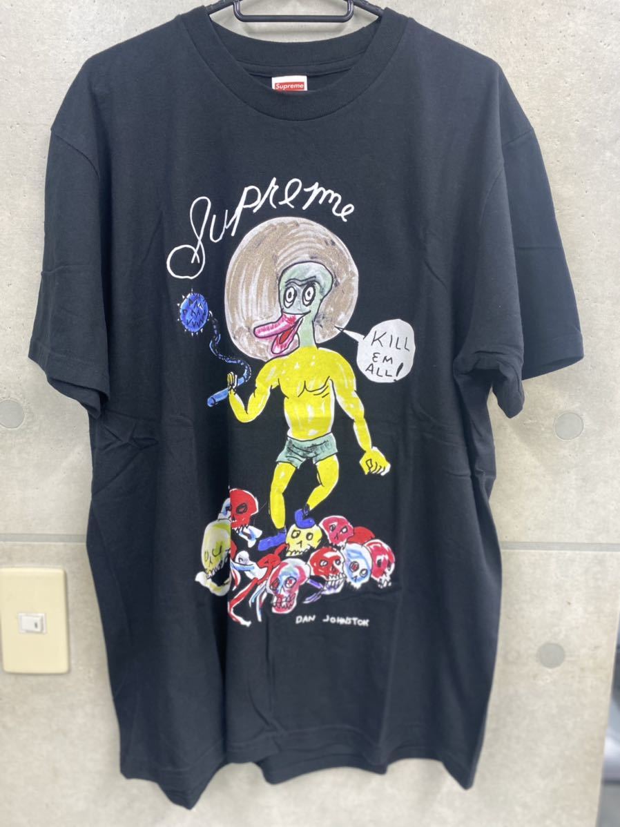 激レア　Supreme × Daniel Johnston Tシャツ　M シュプリーム　ダニエルジョンストン　USA製　正規品　ブラック