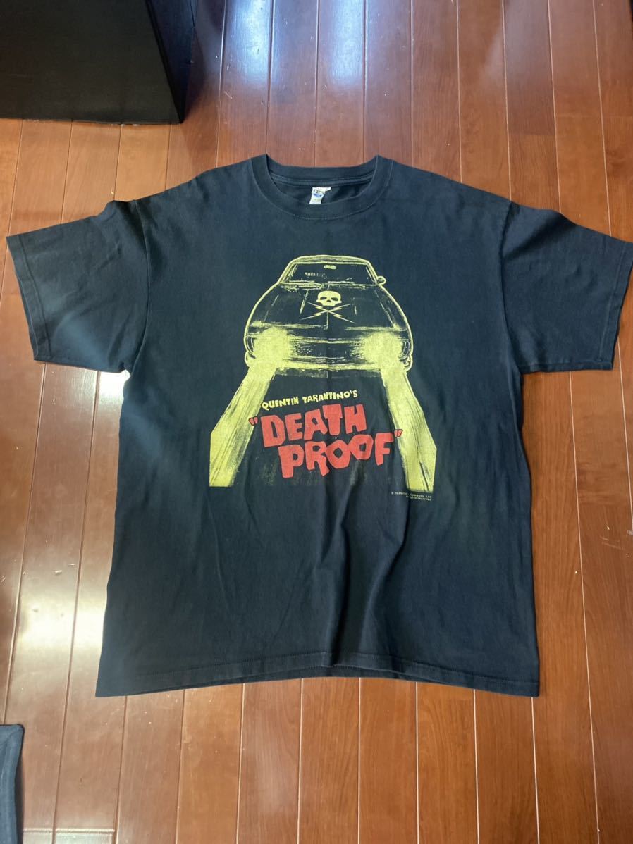  rare that time thing DEATH PROOF T-shirt Vintage tes proof T-shirt rare XL movie T-shirt cod n Tino Pal pfi comb .n