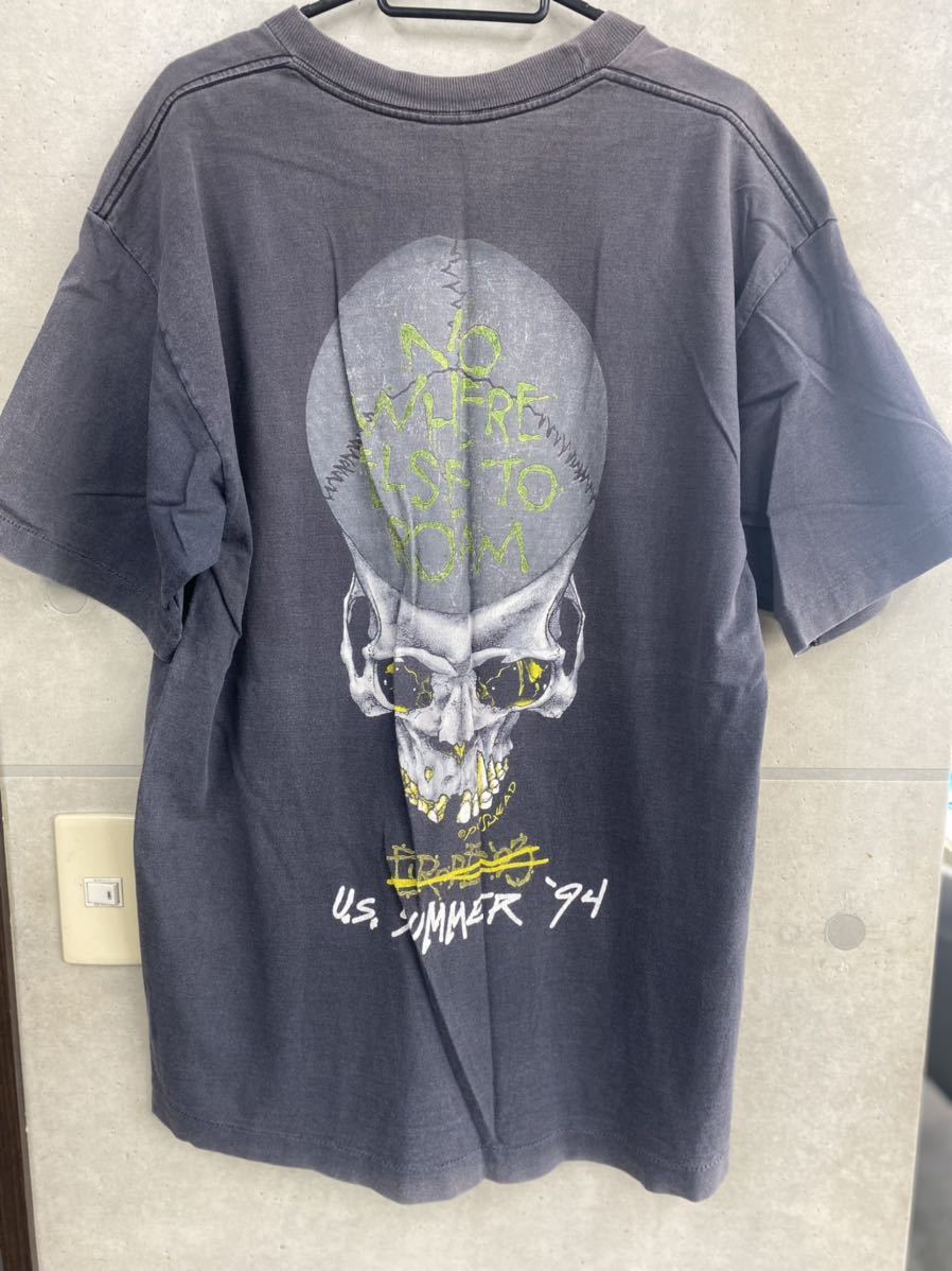 90'S 当時物　METALLICA パスヘッドTシャツ　ヴィンテージ　サイズXL メタリカ バンドTシャツ　USA製　giantタグ　ブラック　_画像2