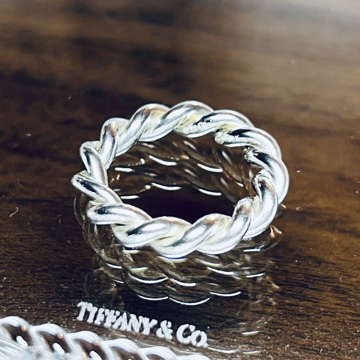 ティファニー Tiffany ヴィンテージ ダブルアイ バングル-