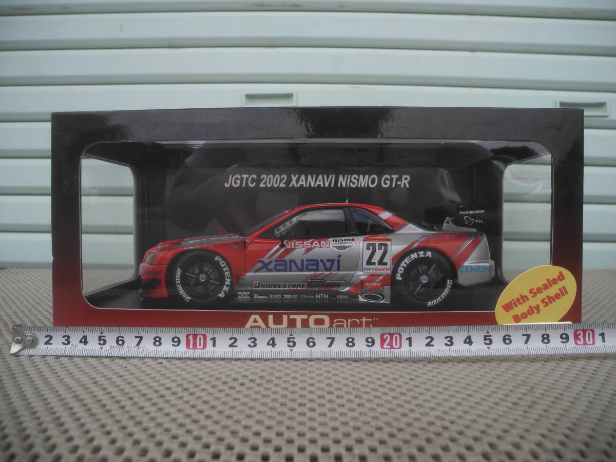 *1/18 * Toyota Nismo Auto Art : новый товар нераспечатанный |Autoart JGTC 2002 XANAVI NISMO GT-R