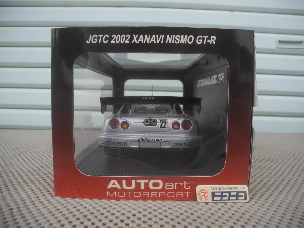*1/18 * Toyota Nismo Auto Art : новый товар нераспечатанный |Autoart JGTC 2002 XANAVI NISMO GT-R