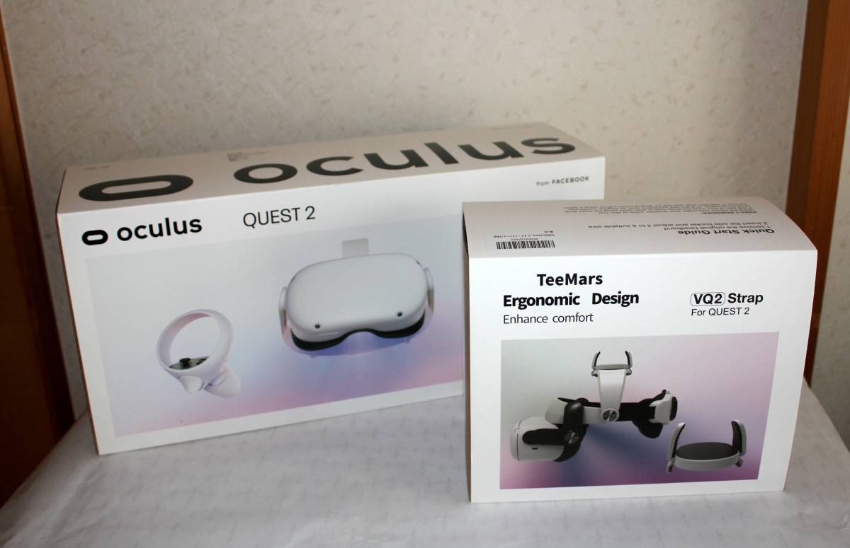 ☆Oculus Quest 2 オキュラスクエスト2 VRヘッドセット KW49CM JD96CX