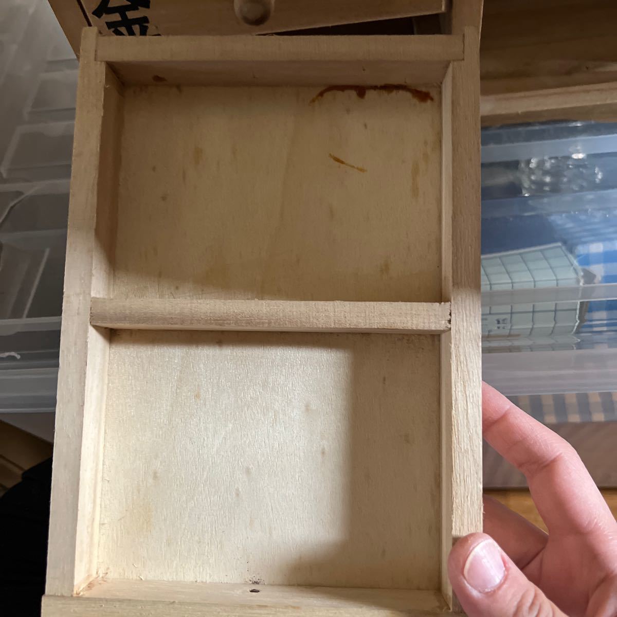 昭和 レトロ 木製 薬箱
