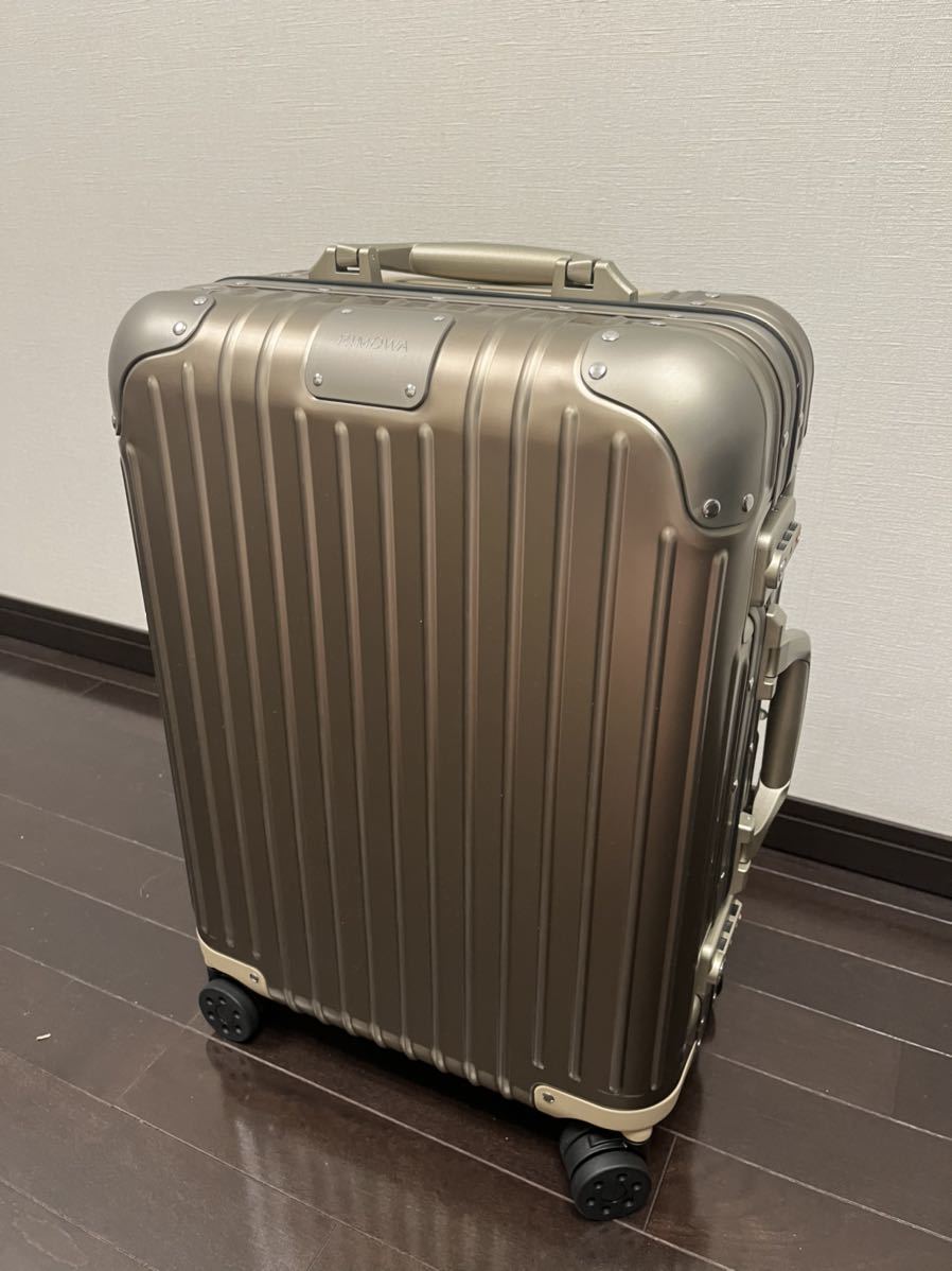 【新品・未使用】定価186100円 ■ RIMOWA ORIGINAL Cabin S スーツケース トランク リモワ ■