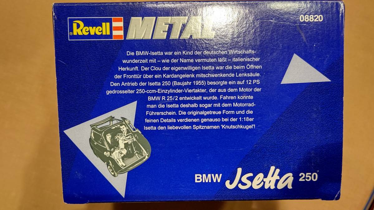 ヴィンテージ 1994 レベル 08820 Revell METAL BMW Isetta 250