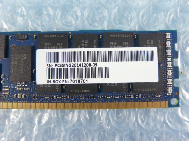 1MQI // 16GB DDR3-1600 PC3L-12800R Registered RDIMM 2Rx4 HMT42GR7AFR4A-PB 7018701// Sun Oracle Server X4-2 取外_画像3