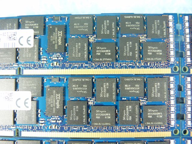 1MQL // 16GB 8枚セット 計128GB DDR3-1600 PC3L-12800R Registered RDIMM 2Rx4 HMT42GR7MFR4A-PB 7018701// Sun Oracle Server X4-2 取外_画像6