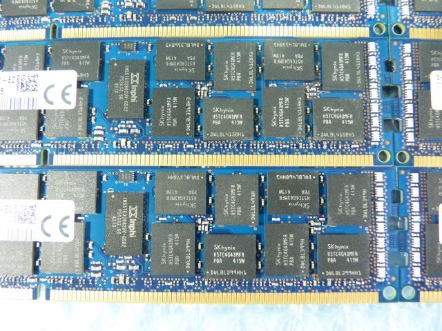 1MQL // 16GB 8枚セット 計128GB DDR3-1600 PC3L-12800R Registered RDIMM 2Rx4 HMT42GR7MFR4A-PB 7018701// Sun Oracle Server X4-2 取外_画像7