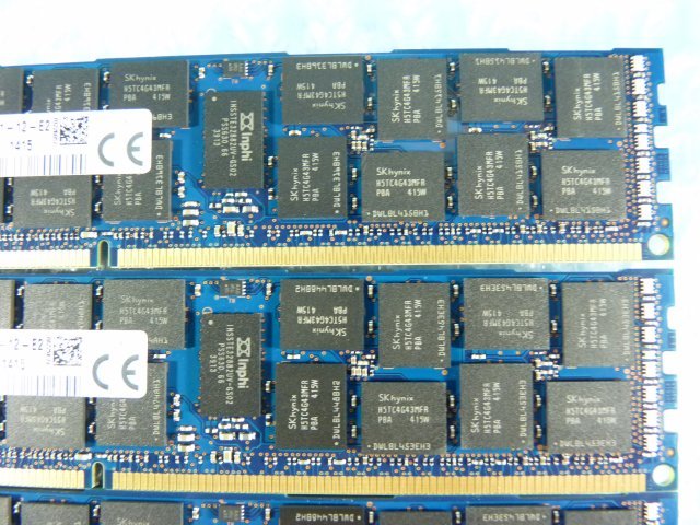 1MQL // 16GB 8枚セット 計128GB DDR3-1600 PC3L-12800R Registered RDIMM 2Rx4 HMT42GR7MFR4A-PB 7018701// Sun Oracle Server X4-2 取外_画像9