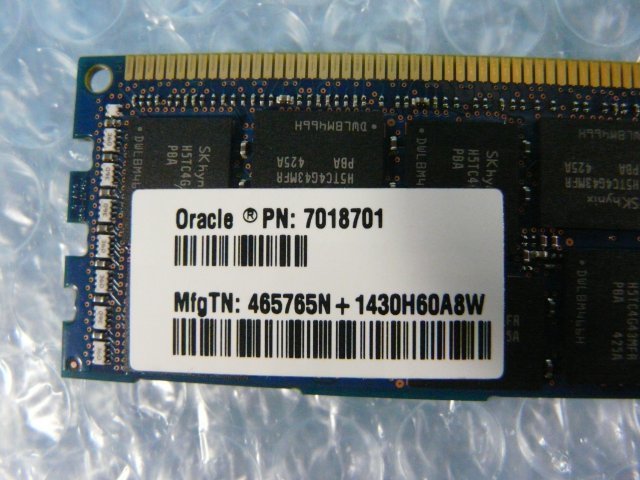 1MQP // 16GB DDR3-1600 PC3L-12800R Registered RDIMM 2Rx4 HMT42GR7MFR4A-PB 7018701// Sun Oracle Server X4-2 取外_画像5