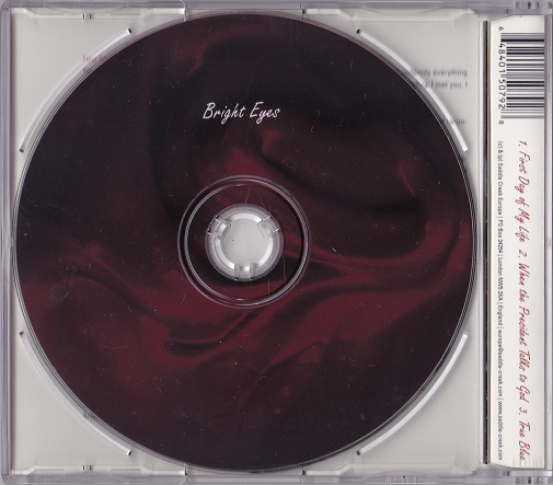 Bright Eyes / First Day Of My Life (輸入盤CD) Saddle Creek Conor Oberst ブライト・アイズ