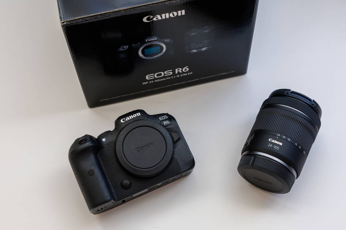 美品 Canon EOS R6 レンズキット 純正バッテリー1個おまけ付 200 000〜