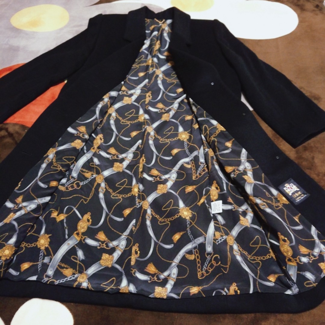 Cecilene セシレーヌ カシミヤ100% ロングコート ブラック | www