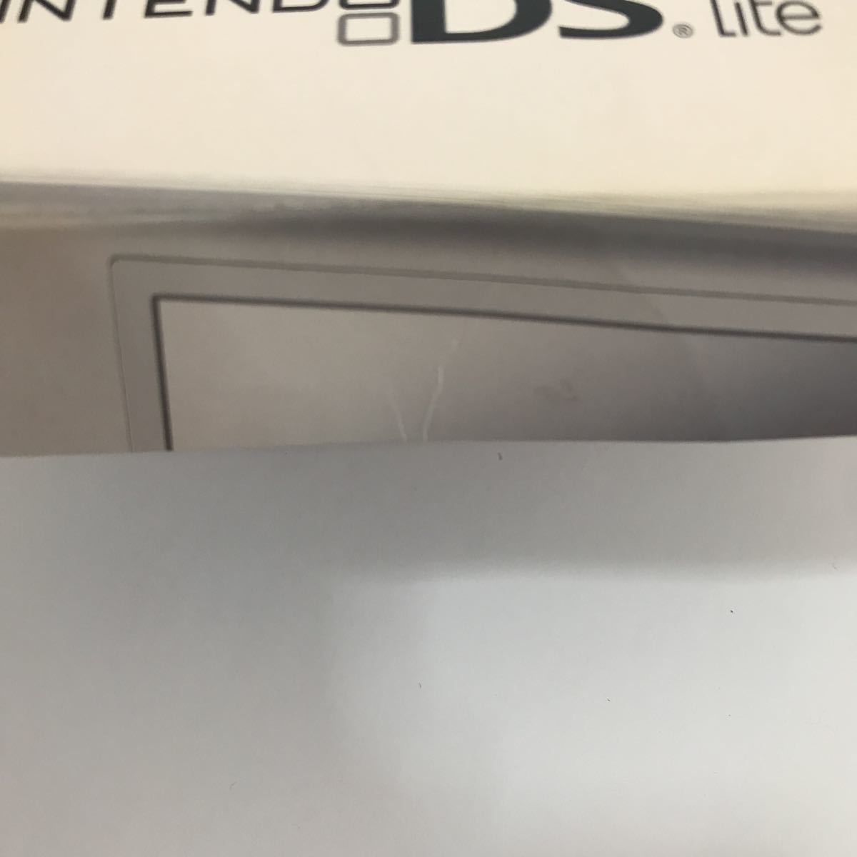 任天堂 DS Lite ニンテンドーDS 新品保管　日本国内専用ホワイト_画像6