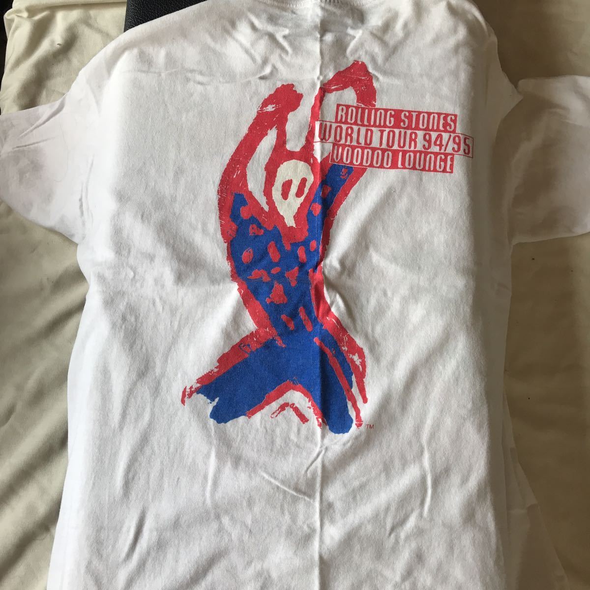 ローリングストーンズ　1995年ワールドツアー94／95 東京ドーム公演にて購入Tシャツ ミックジャガー　キースリチャード_画像7