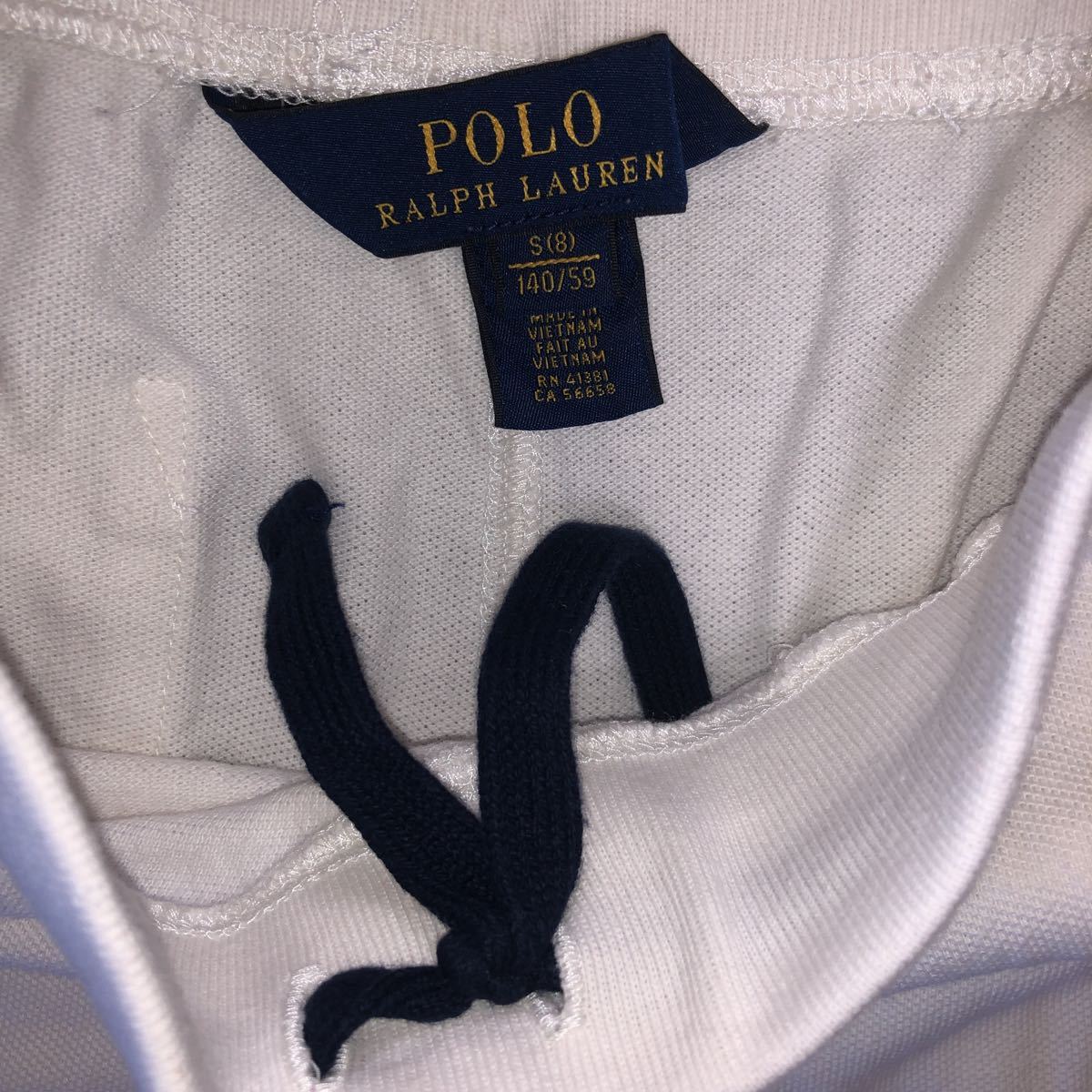 [RALPH LAUREN/ Ralph Lauren ] шорты размер S(8)/140. большой po колено б/у "теплый" белый 