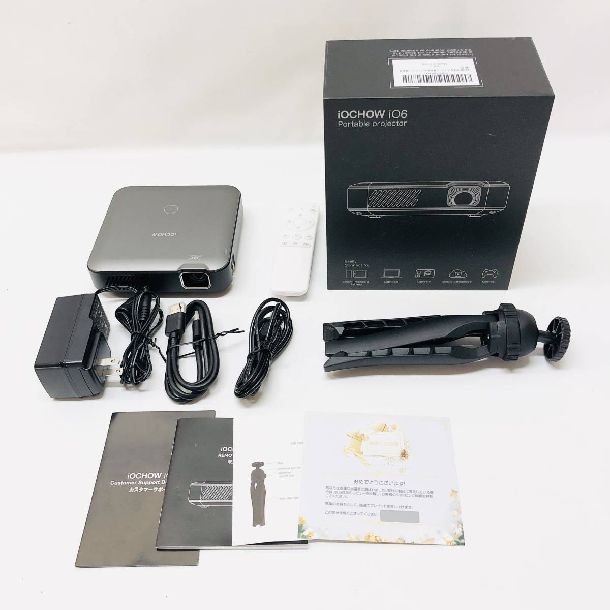 iOCHOW プロジェクター 小型 家庭用プロジェクター 投影機:DLP 3000