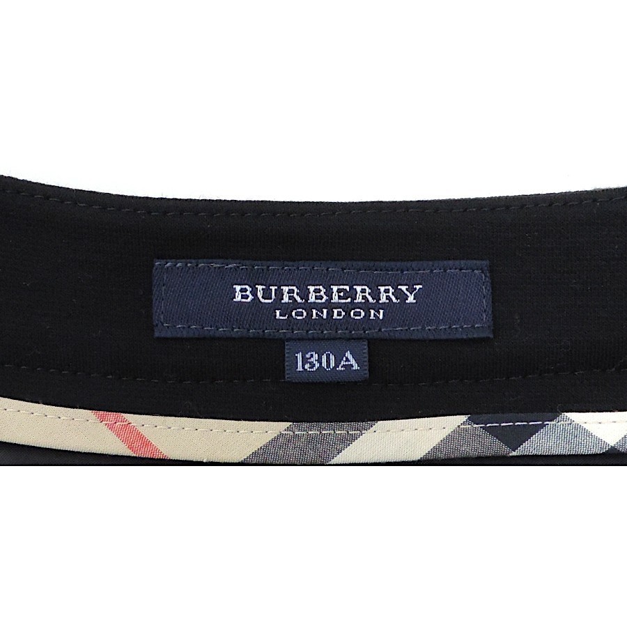 バーバリーロンドン スカート キッズ 子供服 ブラック 130A 三陽商会 BURBERRY LONDON_画像5