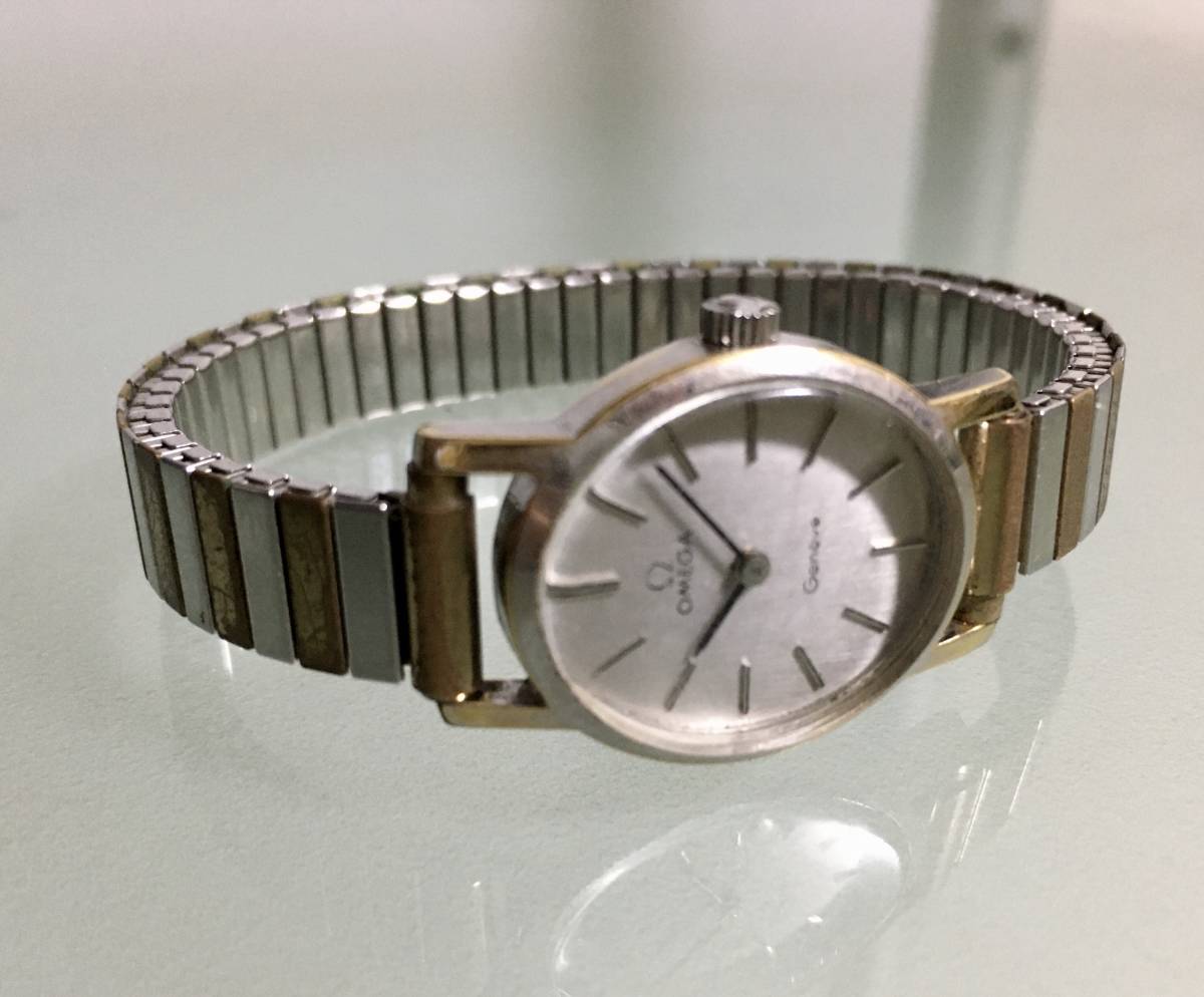 ☆稼動品☆OMEGA オメガ Ω/Geneve ジュネーブ☆ビンテージ☆シルバー