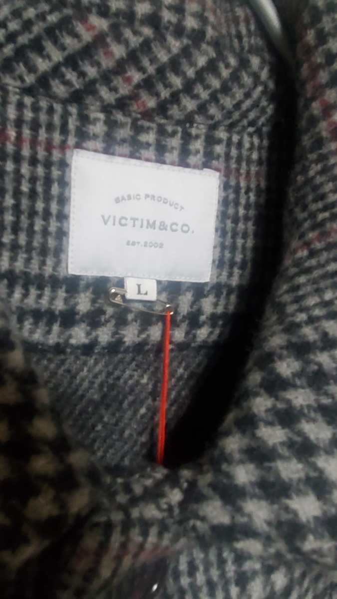 VICTIM ヴィクティム CHECK JACKET チェックコーチジャケット L VICTIM ヴィクティム CHECK JACKET チェックコーチジャケット L