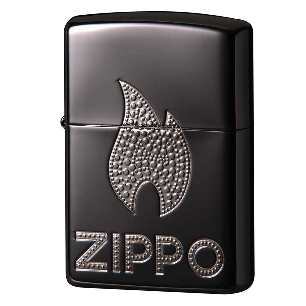 ジッポー オイルライター シルバー ロゴ 2BKS-Z/2625&ギフトボックスセット（オイル＋フリント+BOX）