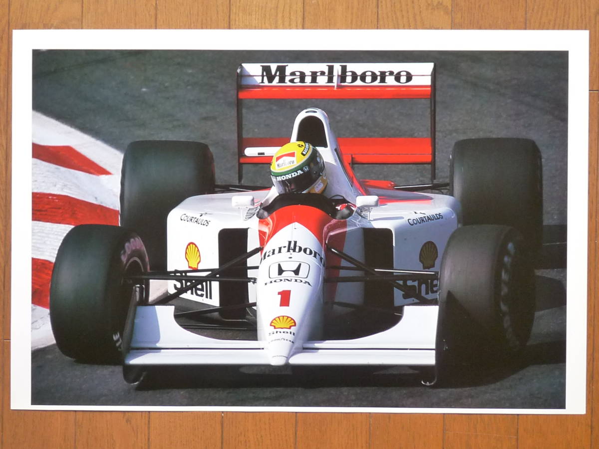 再再再..販 アイルトン・セナ 1994 F1 オフィシャルポスター 未開封
