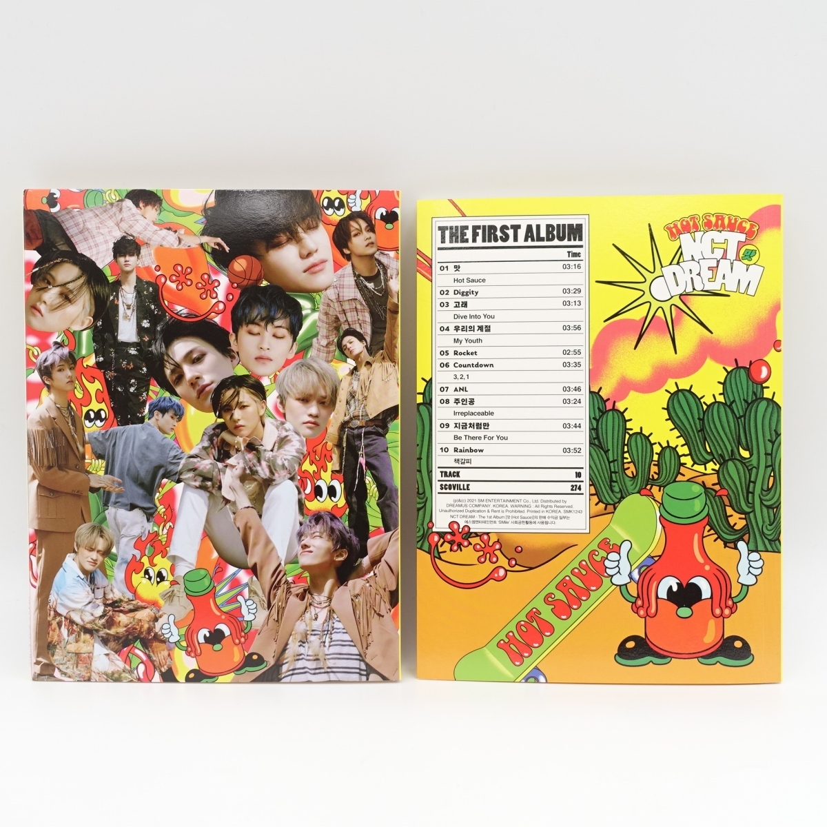 NCT DREAM/1st Album Hot Sauce/韓国盤 Chilling Ver./CD,フォトブック,THANKS TO,ポストカード,ステッカー3枚/4451_画像3