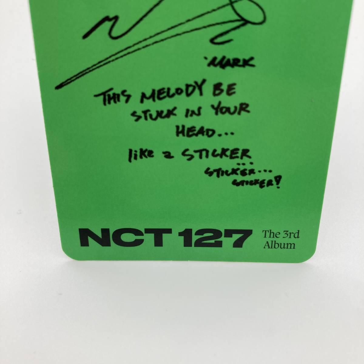 NCT127/The 3rd Album/STICKER/Jewel Case Ver./MARK Mark / коллекционные карточки карта /7499