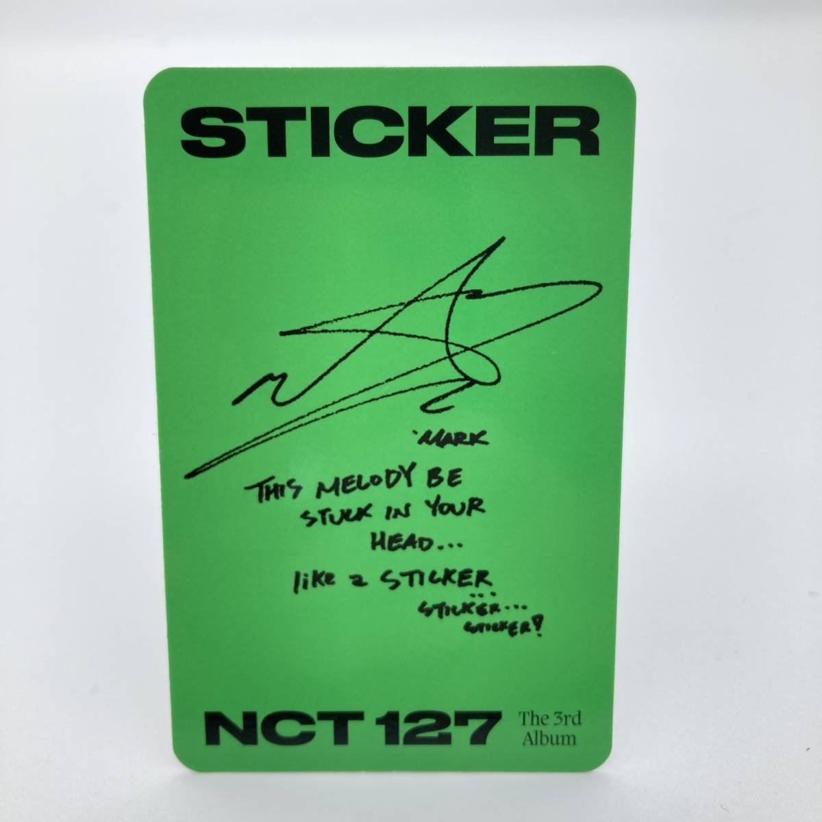 NCT127/The 3rd Album/STICKER/Jewel Case Ver./MARK Mark / коллекционные карточки карта /7499